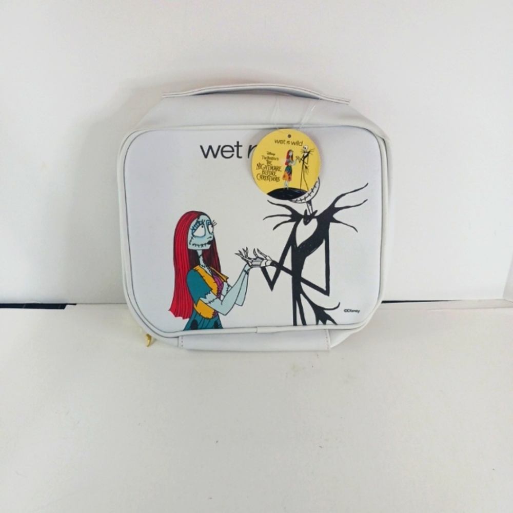 Wet N Wild Nightmare Before Christmas Make-Up Bag Case 2 Side Graphic NEW 2024.